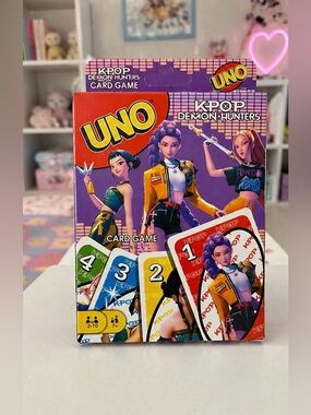 KPOP Demon Hunters UNO Card Game – Fun Family Card Game Set Kids Party Game New